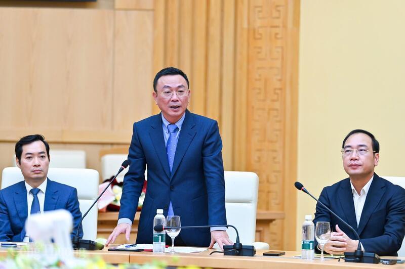 Ông Tô Xuân Bảo phát biểu tiếp thu ý kiến lãnh đạo của Bộ trưởng Nguyễn Hồng Diên. Ảnh: Nam Nguyễn