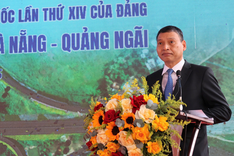 Phó Chủ tịch UBND TP. Đà Nẵng Hồ Kỳ Minh phát biểu tại Lễ khởi công.