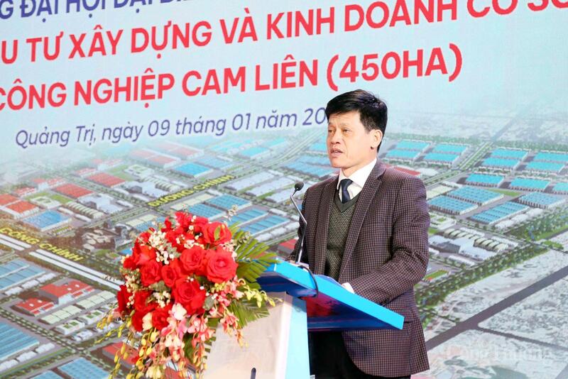 Phó Chủ tịch UBND tỉnh Quảng Trị Lê Văn Bảo phát biểu chỉ đạo buổi lễ