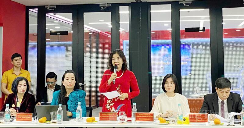 Bà Trần Thị Phương Lan - Chủ tịch AVR phát biểu tại sự kiện. Ảnh: N.H