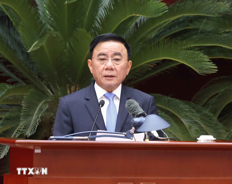 Ông Trần Cẩm Tú, Ủy viên Bộ Chính trị, Thường trực Ban Bí thư. (Ảnh: Thống Nhất/TTXVN)