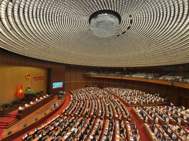Toàn cảnh Kỳ họp thứ Nhất, Quốc hội khóa XVI.