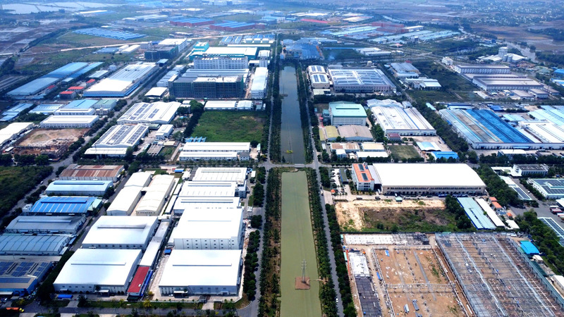 Hệ thống nhà xưởng tại các khu công nghiệp Tây Ninh mở rộng, thu hút dòng vốn sản xuất trong năm 2026. Ảnh: Thanh Quân