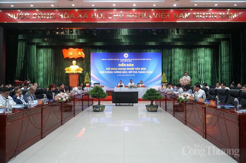 TP. Đà Nẵng tổ chức Diễn đàn Đối thoại doanh nghiệp năm 2026 với chủ đề: Khơi thông vướng mắc, bứt phá thành công
