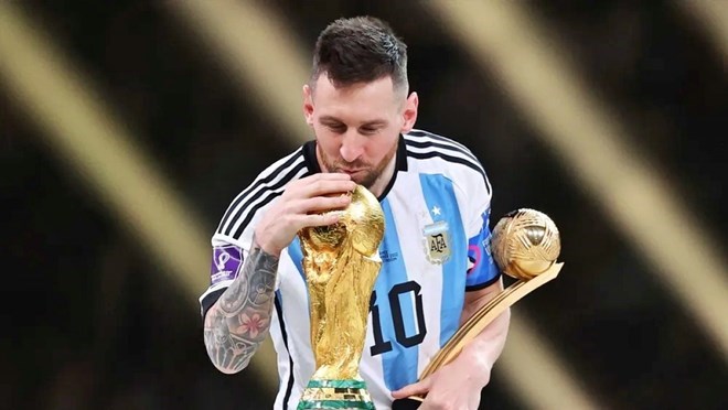 Messi đã có một giải đấu đáng nhớ trên đất Qatar cách đây 4 năm.  Ảnh: AFP