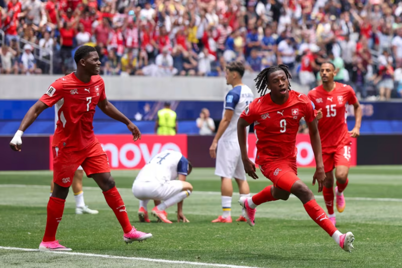 Đội tuyển Thụy Sĩ có trận thắng tưng bừng tại lượt trận thứ hai vòng bảng World Cup 2026. Ảnh: FIFA.