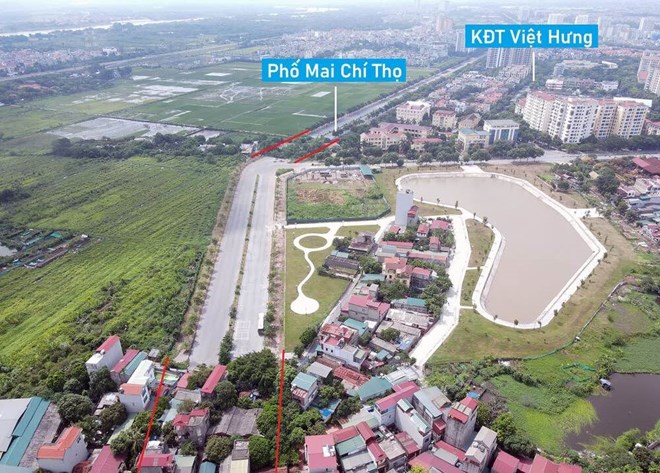 Xây dựng 2 tuyến đường nối từ Khu đô thị mới Việt Hưng ra đường Ngô Gia Tự