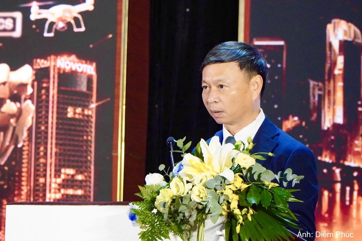 Ông Hoàng Minh, Thứ trưởng Bộ Khoa học và Công nghệ phát biểu chỉ đạo tại chương trình.