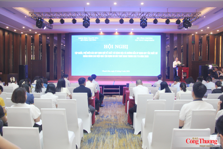 Hội nghị tập huấn, phổ biến các quy định mới về xuất xứ hàng hoá và hướng dẫn áp dụng quy tắc xuất xứ nhằm nâng cao hiệu quả tận dụng ưu đãi thuế quan trong các FTA  năm 2026.