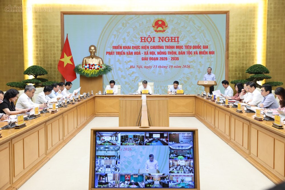 Quang cảnh hội nghị. Ảnh: Chinhphu.vn